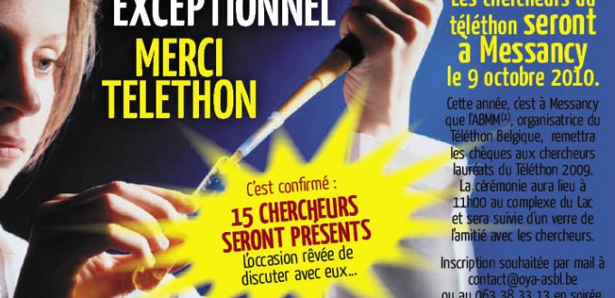 Merci Téléthon, cette année, c&rsquo;est chez nous!