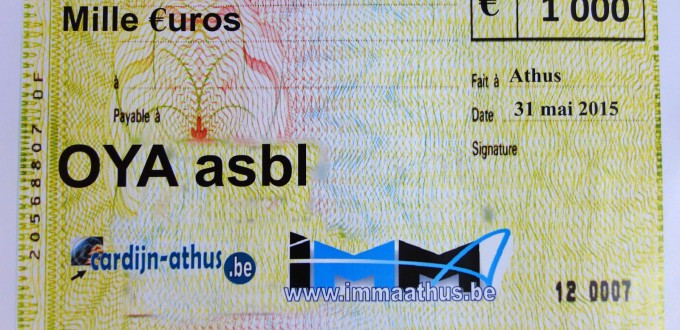 Chèque 2015 Cardijn Athus